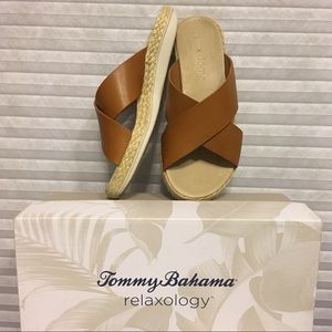 TOMMY BAHAMA RELAXOLOGY ILIDAH size 7 WOOD TAN